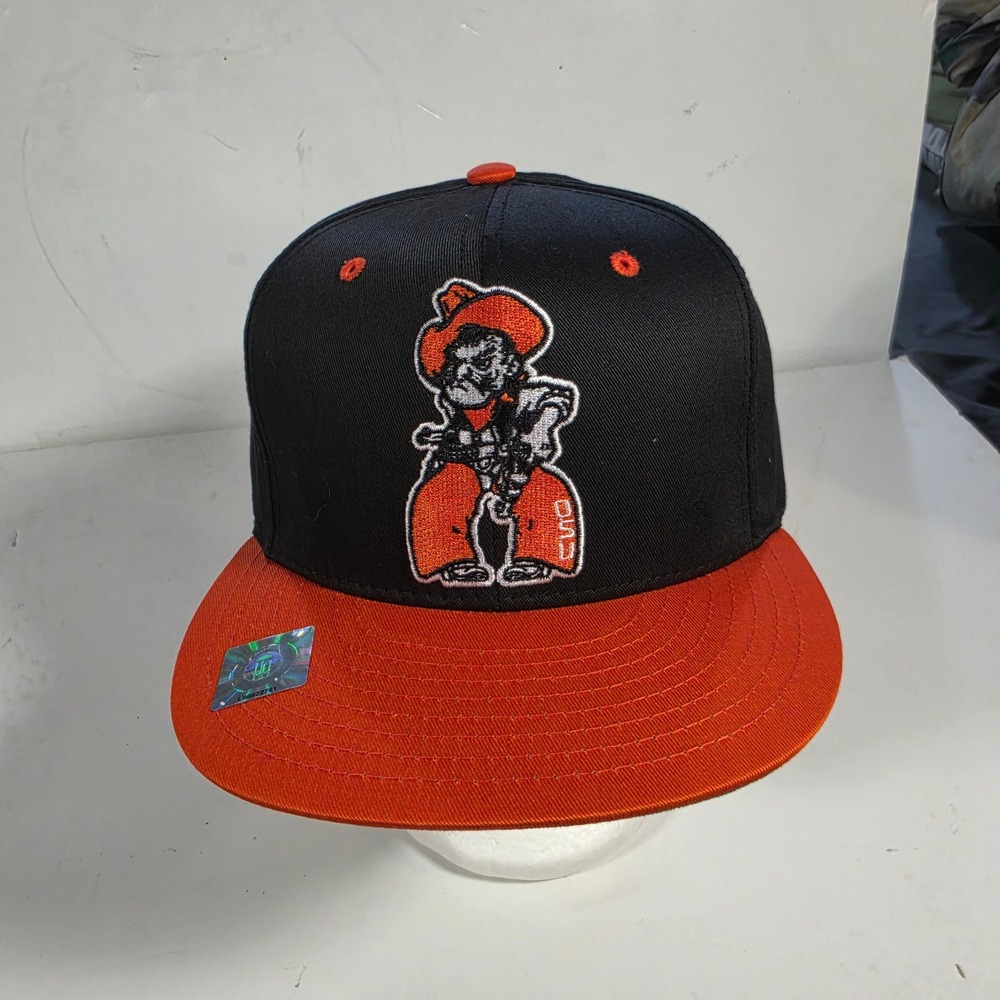 Oklahoma State OSU Cowboys Pistol Pete Snapback Hat Captivating Headgear Black